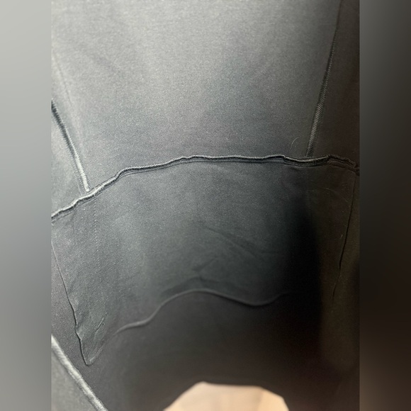 SPANX Black Ponte Knit Shift Dress XL, Sculpting Stretch, Back Zip - Picture 9 of 10